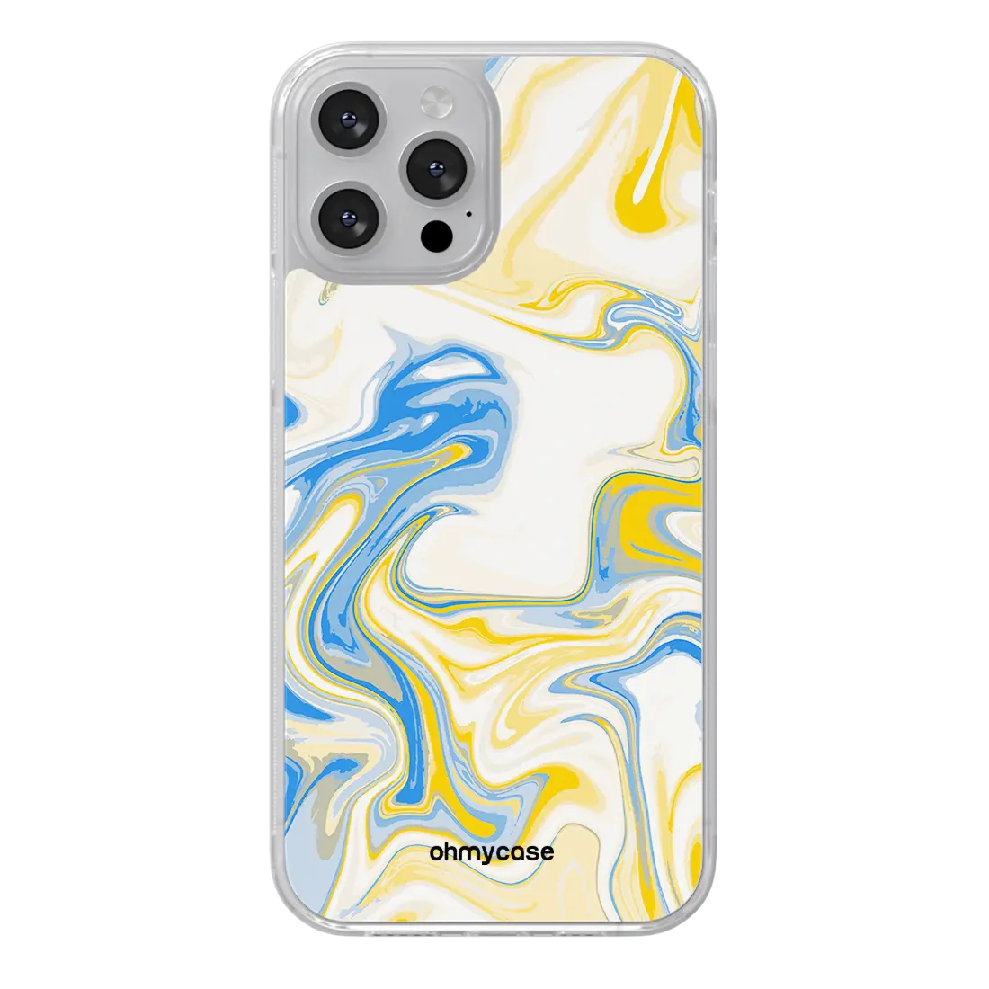 Case - Yellow Liquid Marble