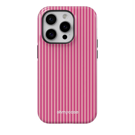 Coque Bold - Striped Pink on Pink