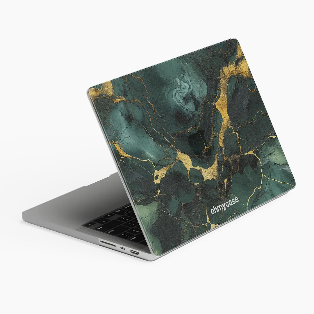 Mac Case - Emerald Gold