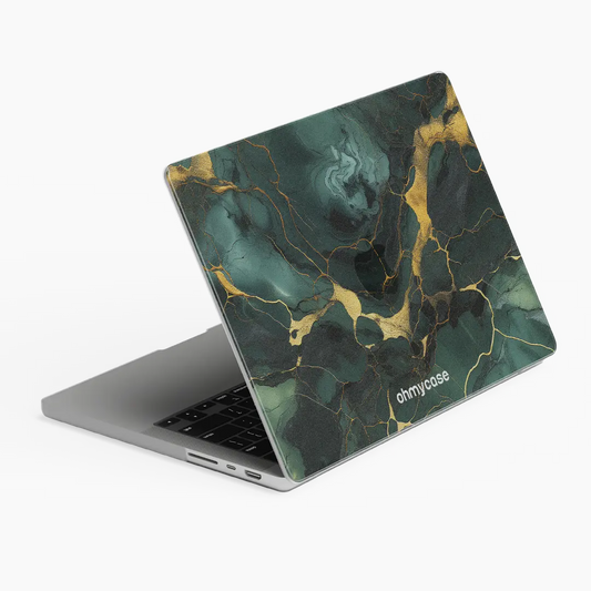 Mac Case - Emerald Gold