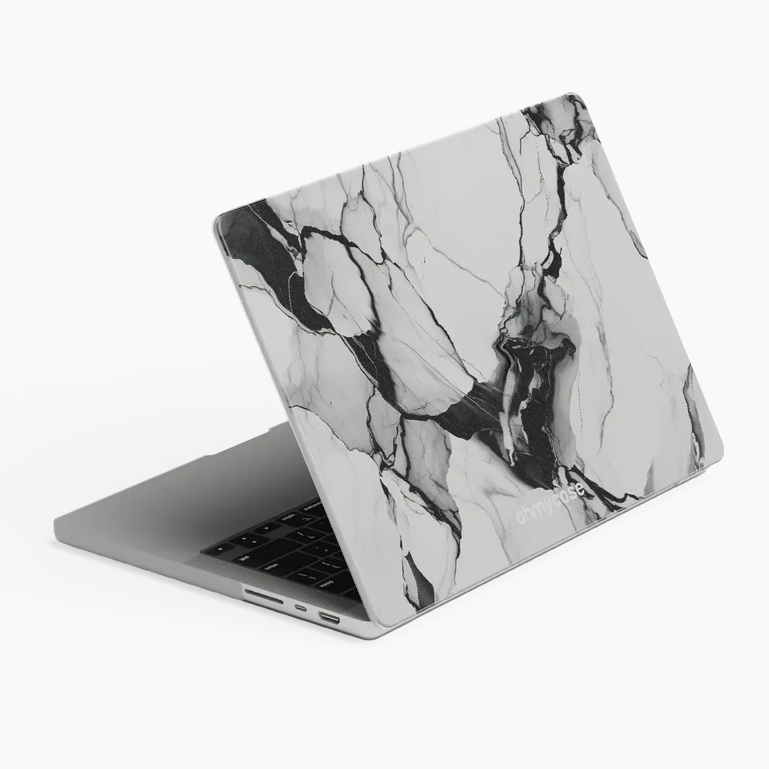 Coque Mac - Marbre Blanc