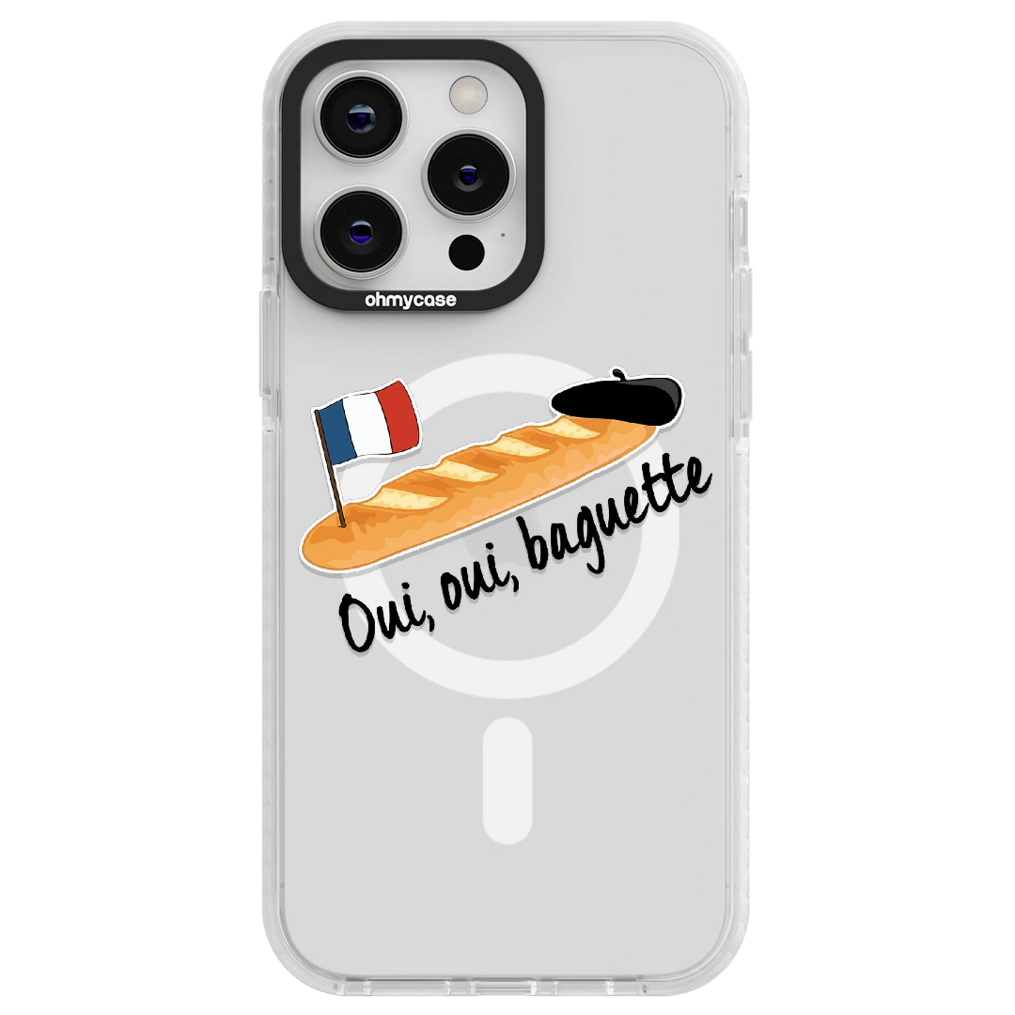 Coque - Oui,oui,baguette (Noir)