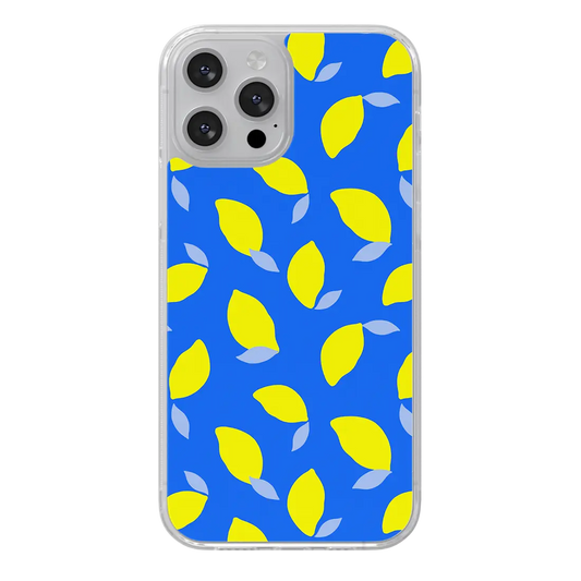 Lemons Blue - Natpatterns