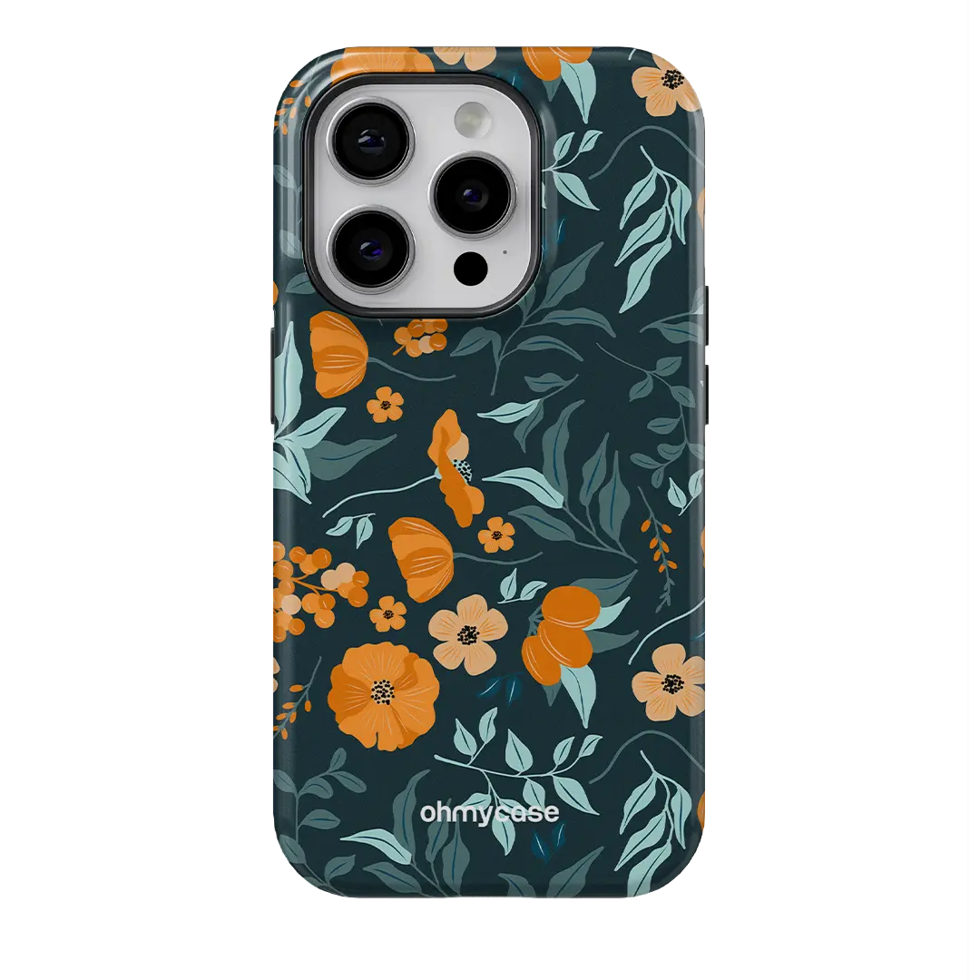 Coque Bold - Orange Flowers