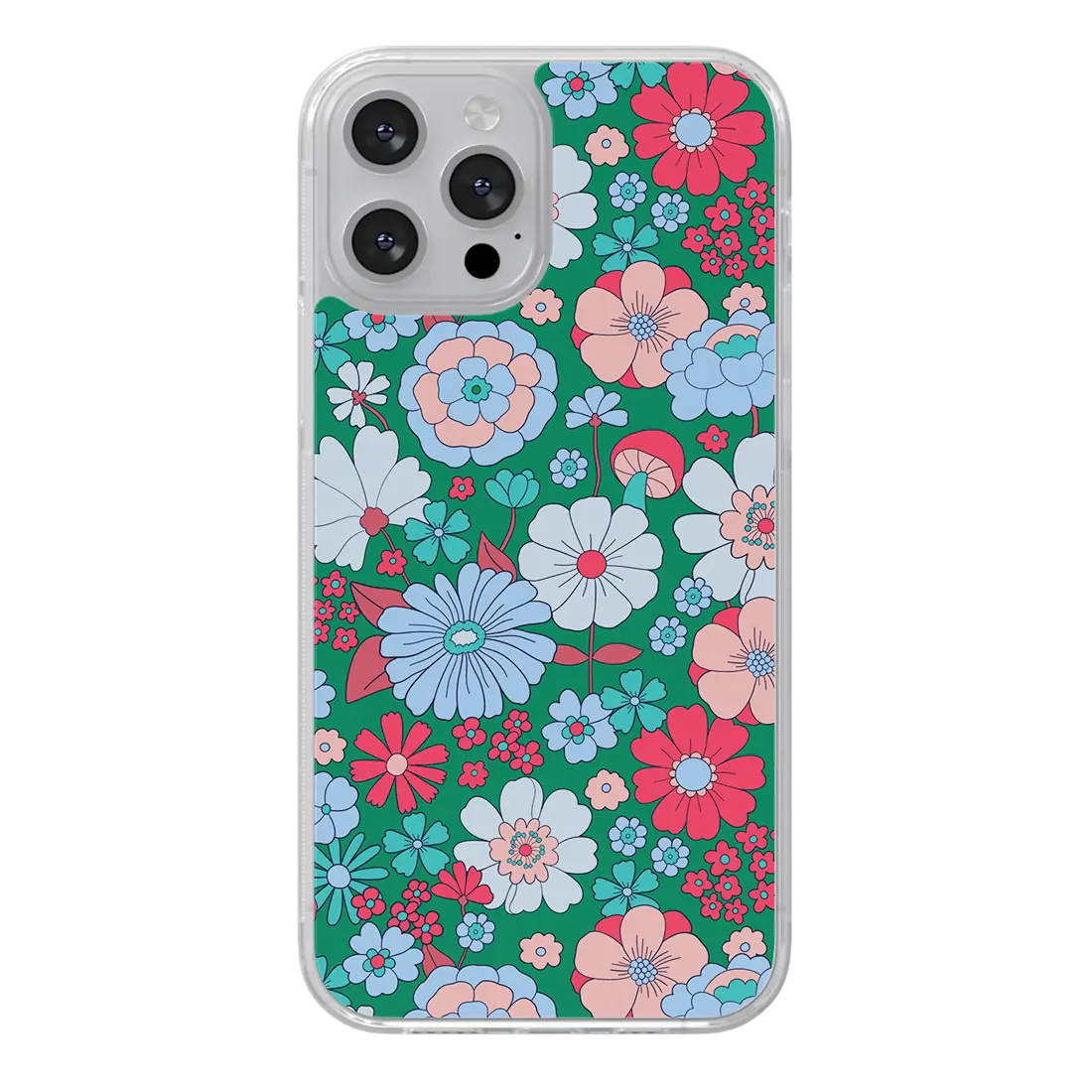 RETRO-FLOWERS-GREEN - CHACHAPOP