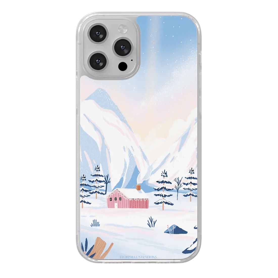 Dimanche à la neige - Florisillustrations - OHMYCASE